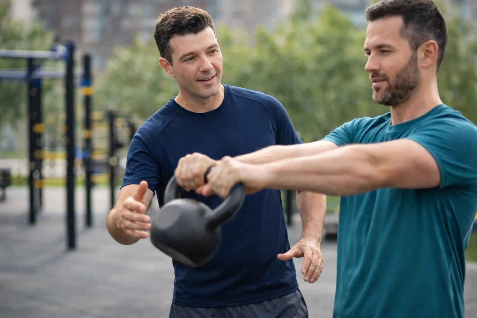Personal Training mit Viktor – Trainingseinheit im Studio.
